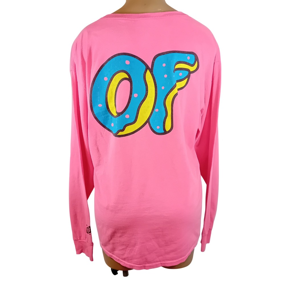 Rare 2019 Exclusive Zumiez Odd Future 100k OFWGKTA LongSleeve Shirt Donut L READ